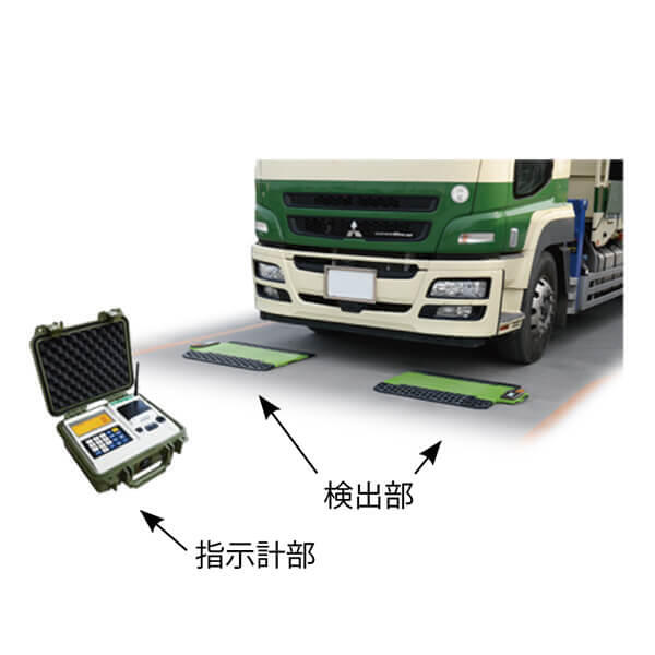 トラックスケール 無線式トラックスケール 使用例