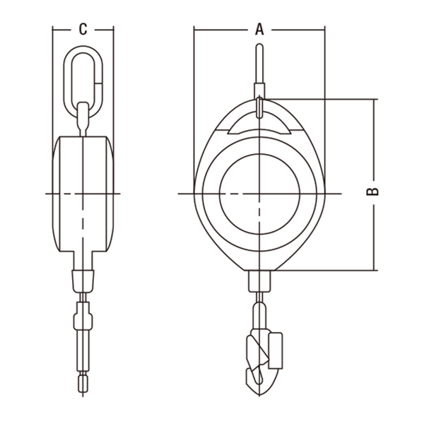 セフティロック　寸法図